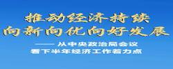 从中央政治局会议看下半年经济工作着力点
