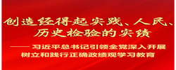 创造经得起实践、人民、历史检验的实绩——习近平总书记引领全党深入开展树立和践行正确政绩观学习教育