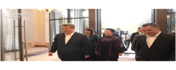 视频丨习近平同吉尔吉斯斯坦总统小范围晤谈