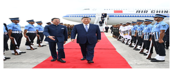 习近平抵达新德里出席金砖国家领导人第十八次会晤