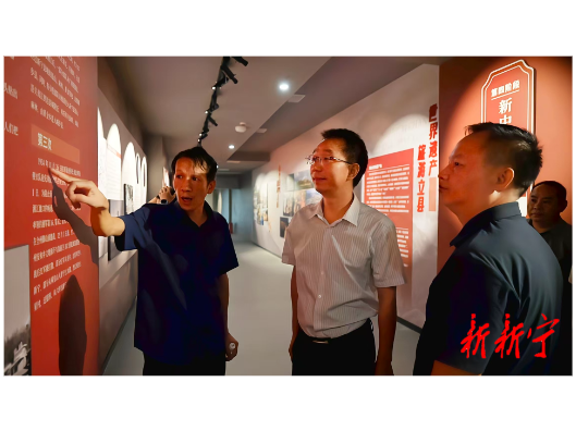 彭洪兵调研指导县博物馆建设和安全生产工作