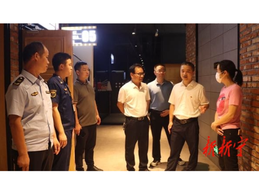 宁海江调研文化市场安全生产工作