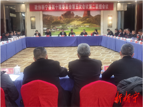 彭洪兵参加政协新宁县第十届委员会第五次会议第二联组会议讨论