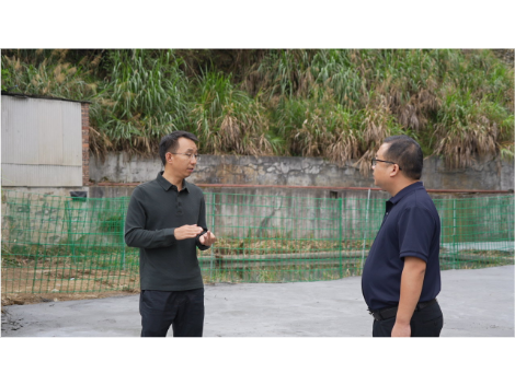 彭洪兵调研安全生产和溶洞综合治理工作