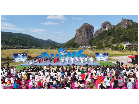 央视《劲舞开跳吧！》走进新宁 丹霞山水间舞动全民健身热潮