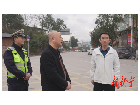 彭洪兵督导检查春节期间道路交通安全等重点工作