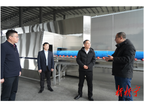 邓涛赴产业开发区开展“新春第一访”