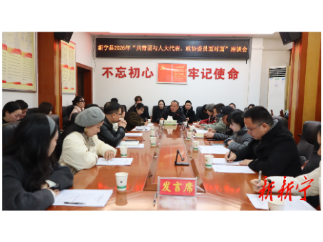 新宁县2026年“共青团与人大代表、政协委员面对面”座谈会召开