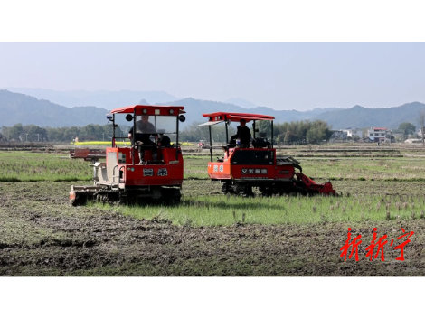 新宁：农机护航春耕 田间地头奏响丰收序曲