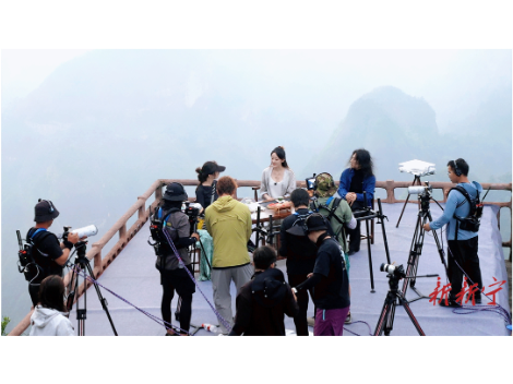 央视《万物声动》节目组走进崀山 奏响“音乐与自然”交响诗