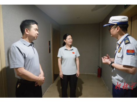 姚文娟督导消防安全、安全生产、社会稳定和产业发展工作