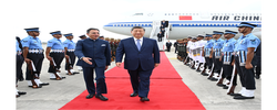习近平抵达新德里出席金砖国家领导人第十八次会晤