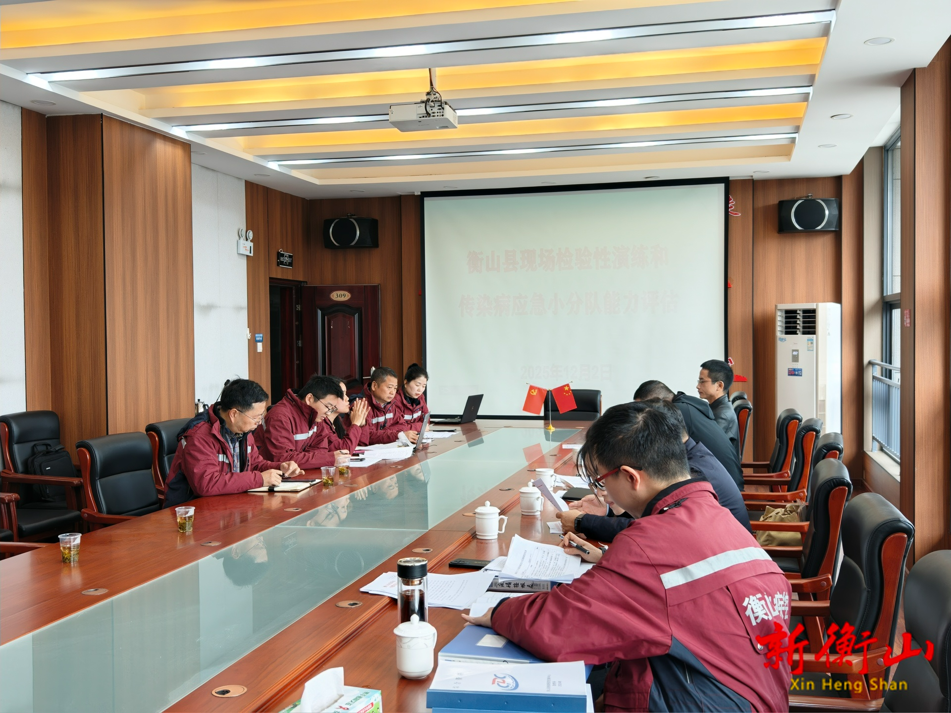 市疾控中心赴我县开展卫生应急演练