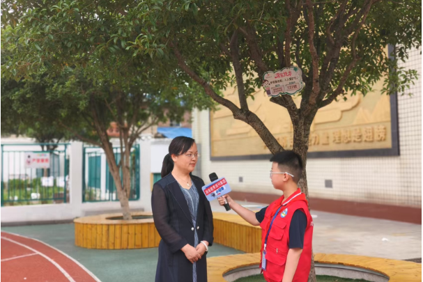 【雨湖区站】韶西逸夫小学：校社携手开展志愿行动