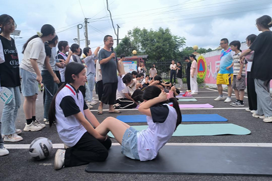 【衡阳县站】清潭中学：赛场竞风流，减压赋心能