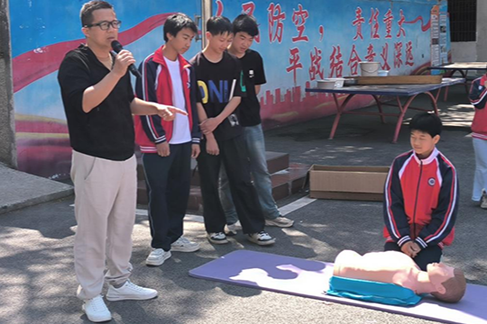 【衡阳县站】井头镇清潭中学：防溺实战演练，牢筑平安防线