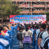 【祁东县站】一条红领巾，一份传承情，明德小学举行新队员入队仪式