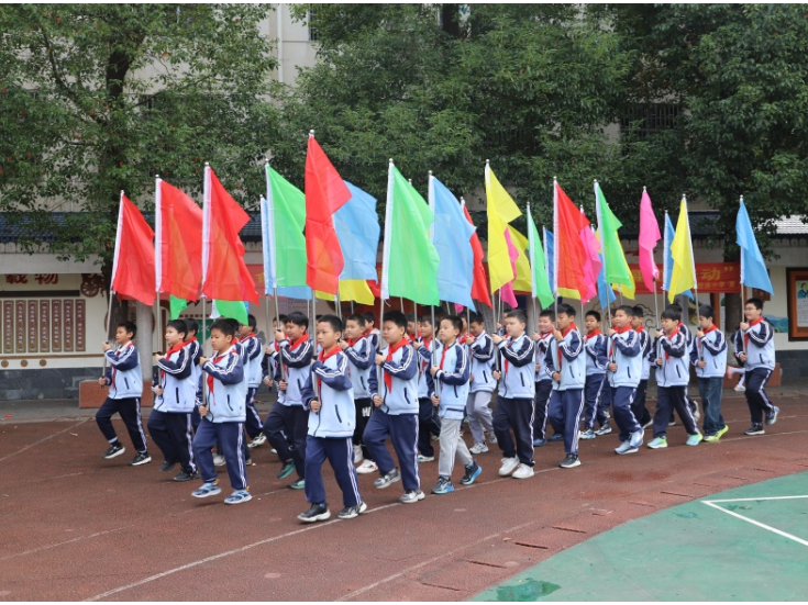 【鼎城区站】追风逐光，少年热烈正当时，花船庙小学举办第24届校园运动会