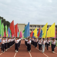 乐享运动，健康童行，江华沱江镇为人小学第五届体育节开幕