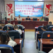 【祁东站】洪桥街道中心学校：以教学视导为抓手，助力30名新教师站稳讲台