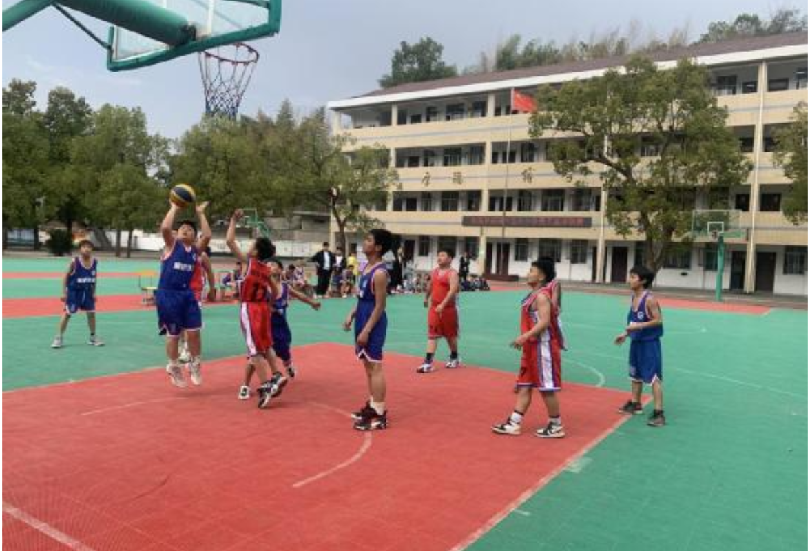 辰溪：首届中小学男子篮球赛开赛