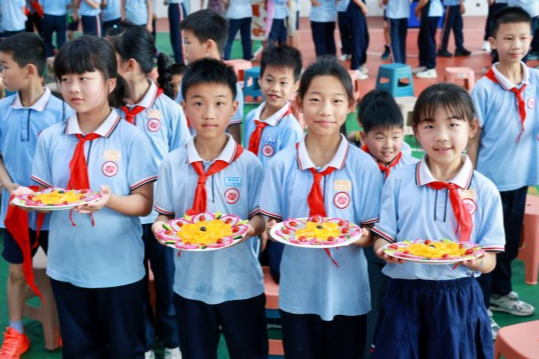 【零陵区站】阳明芙蓉学校：举办劳动自理能力大赛