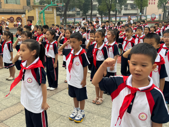【耒阳站】城北完小：强国复兴有我 争当新时代好少年