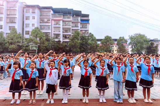 【祁东县站】洪桥街道第六小学：强国复兴 少年先行