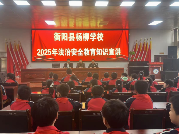 【衡阳县站】杨柳学校：法治护航青春路