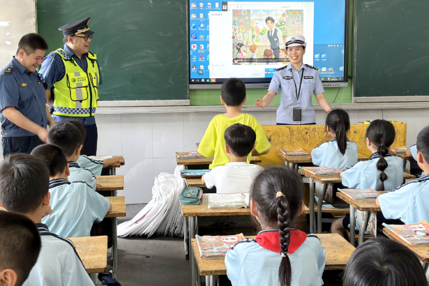 【衡东县站】新塘镇中心学校：“知危会避”，高速安全课进校园