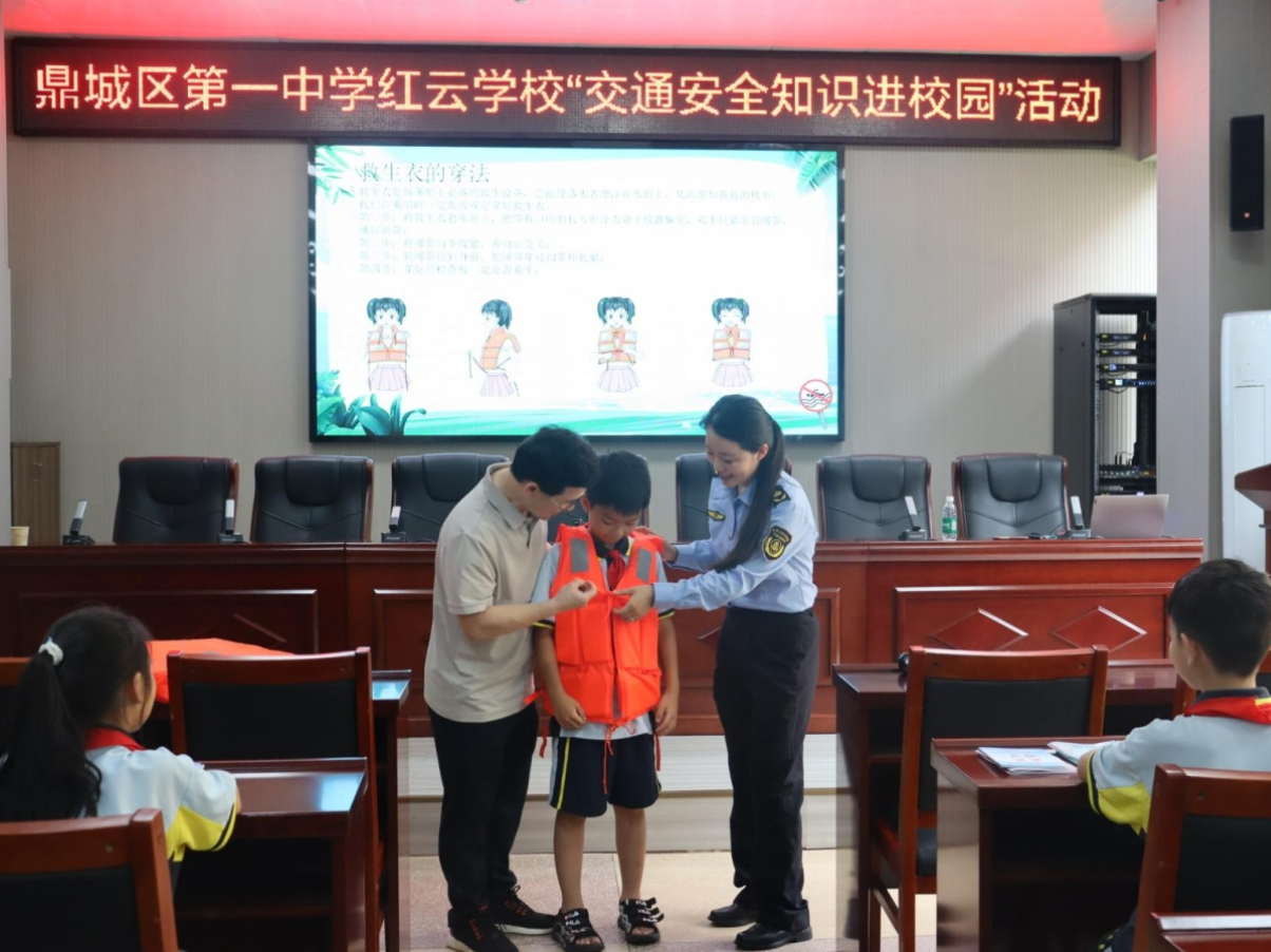 【鼎城区站】红云学校：水上安全进校园 筑牢生命“防护墙”