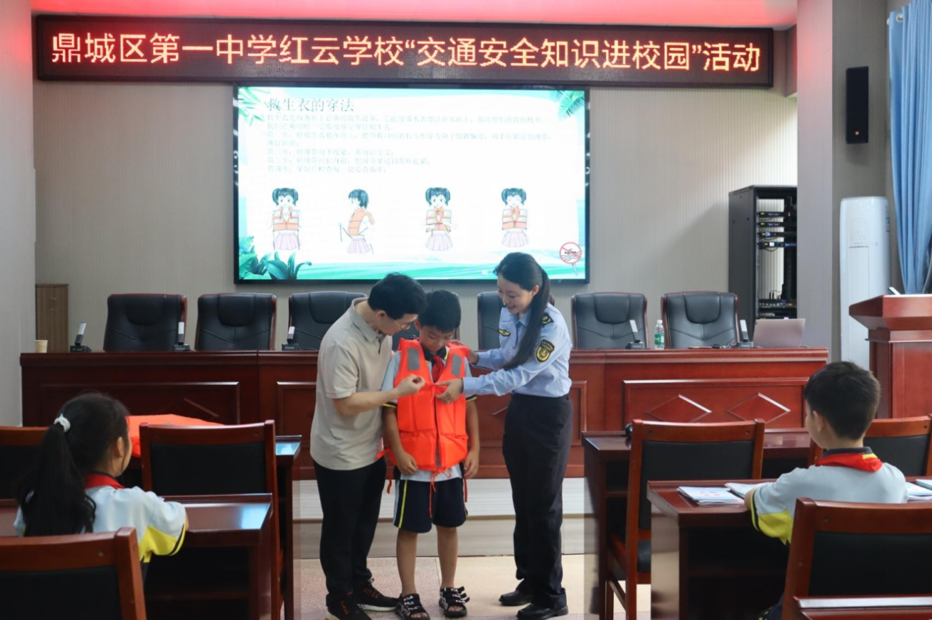 【鼎城区站】红云学校：水上安全进校园 筑牢生命“防护墙”