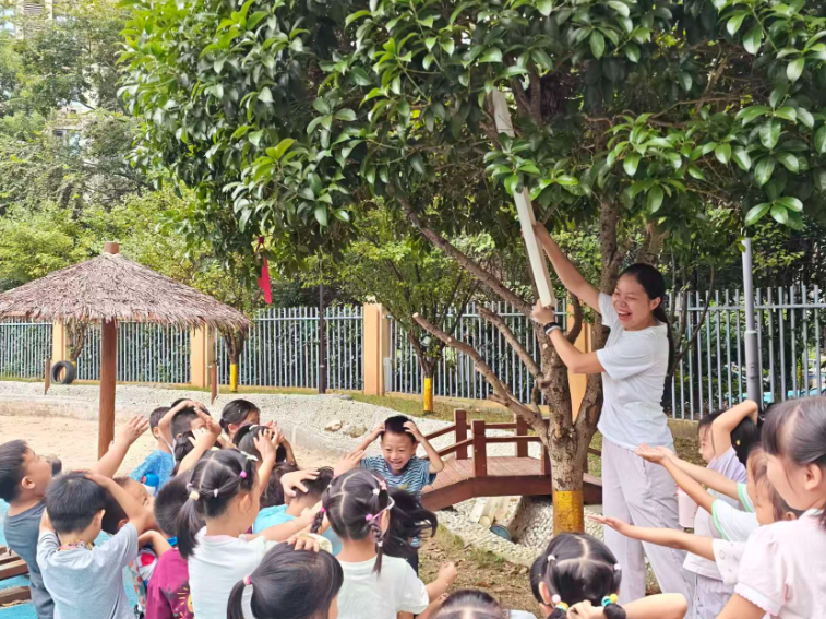 定格校园秋日浪漫｜长沙市岳麓幼儿教育集团金茂湾幼儿园：师生共赴桂花树下的诗意之约