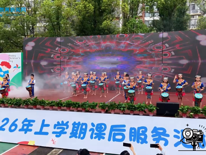 【汉寿站】龙池附小举办课后服务汇报展演（小记者 田亦可 指导教师 候丽芸 黎剑飞）