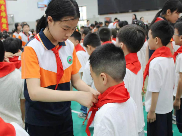 【衡东县站】武家山学校：戴上红领巾 逐梦新征程
