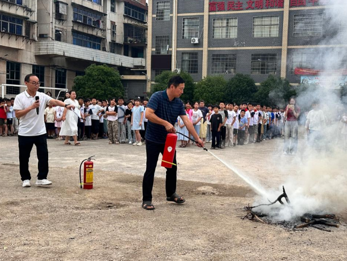 【衡阳县站】渣江镇中心小学：防患于未“燃”，筑牢校园“防火墙”