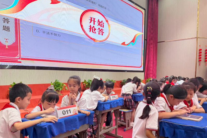 【耒阳站】五里牌小学：阅读竞赛变身“大闯关” 决赛现场欢乐多