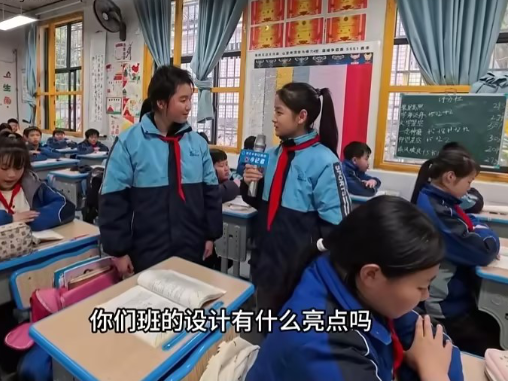 【辰溪站|小记者成长趣事】向鑫悦：巧手扮教室 镜头定格离别情