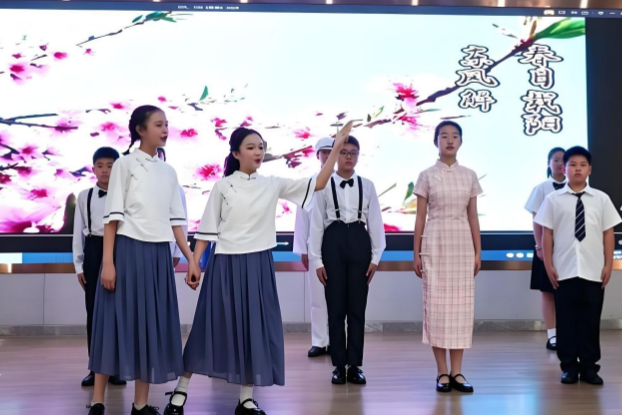 【衡东县站】杨山实验学校：声动少年心 诗韵满杨山