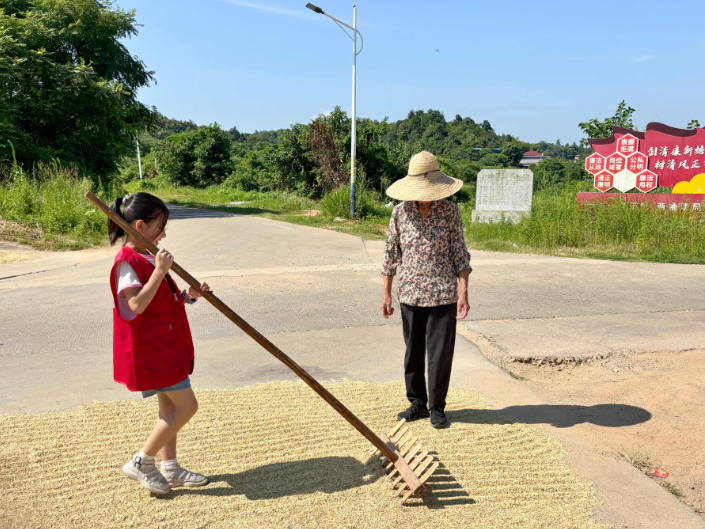 【衡东站】新塘镇中心学校：晒谷悟农辛，实践促成长