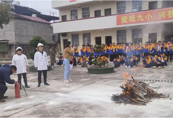 【慈利站】江垭镇九溪完小：人人知消防  师生齐欢乐