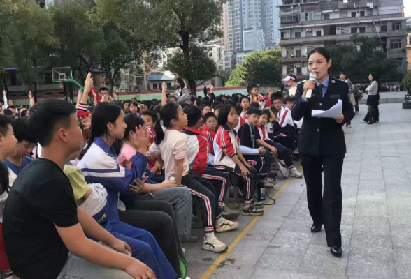 【耒阳站】城北完小：法治校园 守护未来
