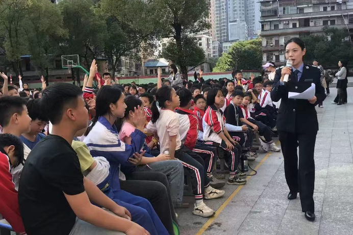 【耒阳站】城北完小：法治校园 守护未来