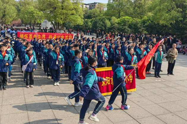 【耒阳站】罗含小学：缅怀先烈魂  传承红色志