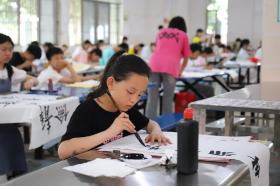 临武县举行第二十二届中小学生现场书画大赛