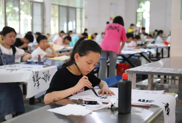 临武县举行第二十二届中小学生现场书画大赛
