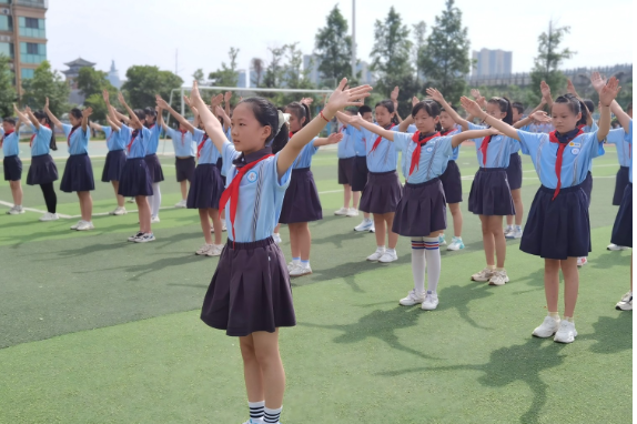 【鼎城区站】永安小学：激情飞扬  齐展课间魅力