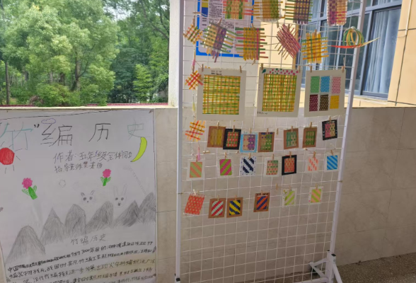 鼎城区双桥坪中学：一堂竹编课 稚子亲手作