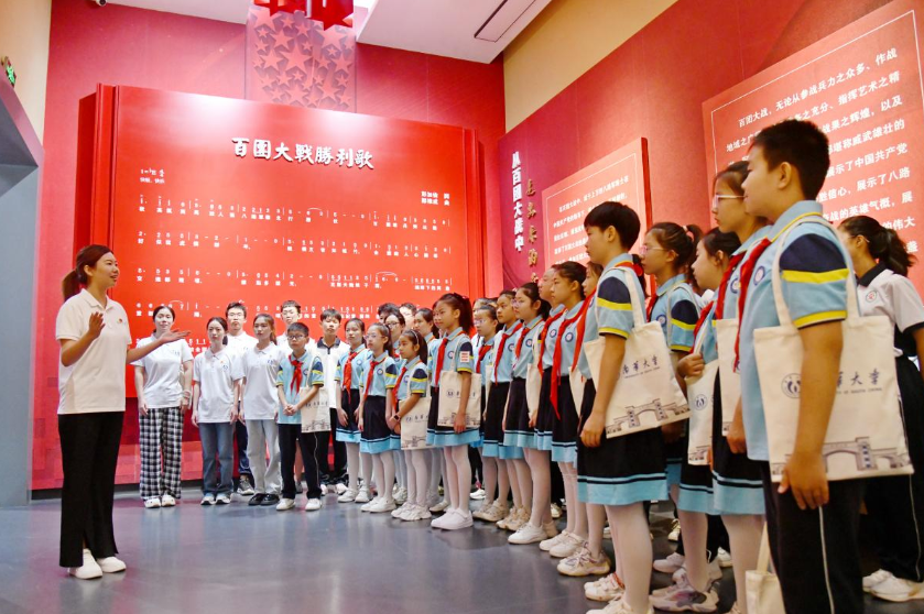 南华大学携手山西阳泉中小学共上“抗战音乐思政课”
