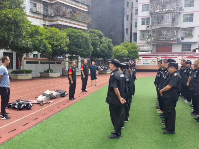 以训促战，保靖县筑牢校园安全“第一道防线”